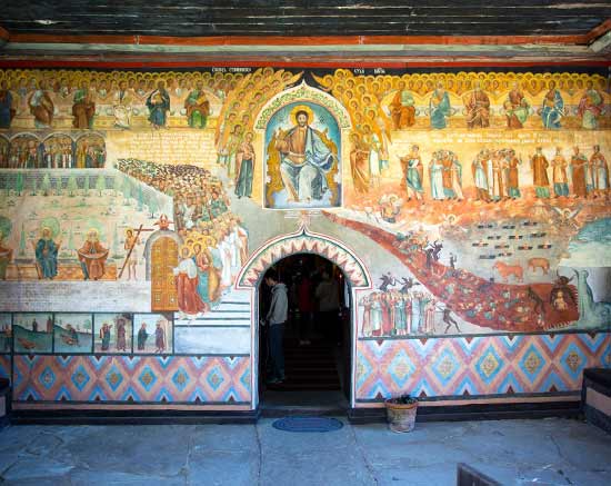 Стенопис на Къпиновски Манастир Св. Николай Чудотворец до Велико Търново
